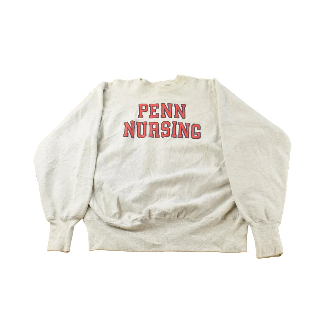 Vintage 1990s Penn Nursing Champion Reverse Weave Crewneck Men's XL from propervintagecanada