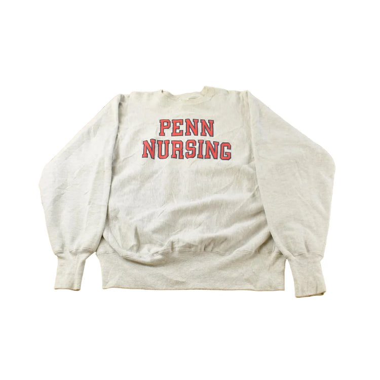Vintage 1990s Penn Nursing Champion Reverse Weave Crewneck Men's XL from propervintagecanada