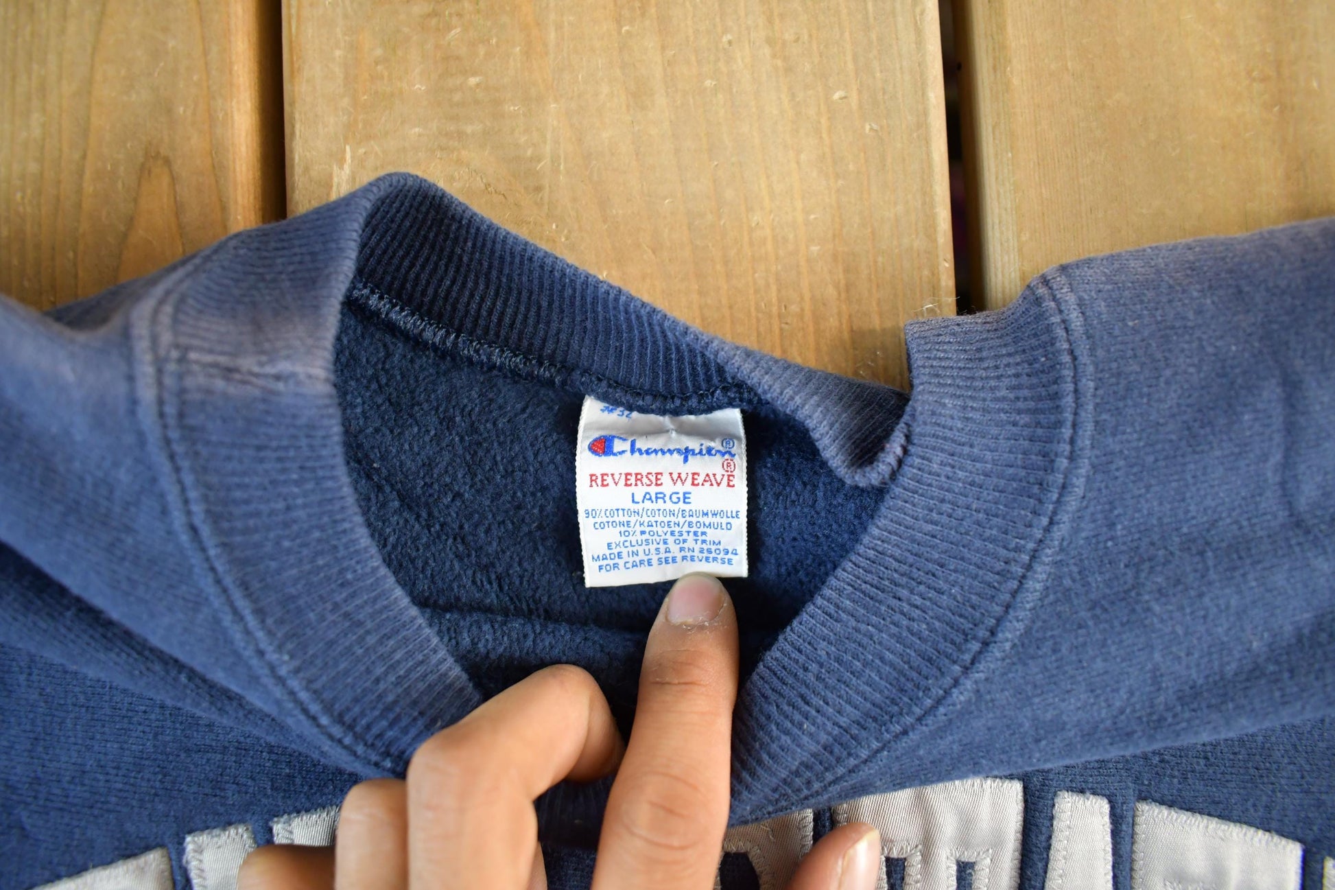 Vintage 1990s Penn State University Champion Reverse Weave Crewneck Sweatshirt Men's Large from propervintagecanada