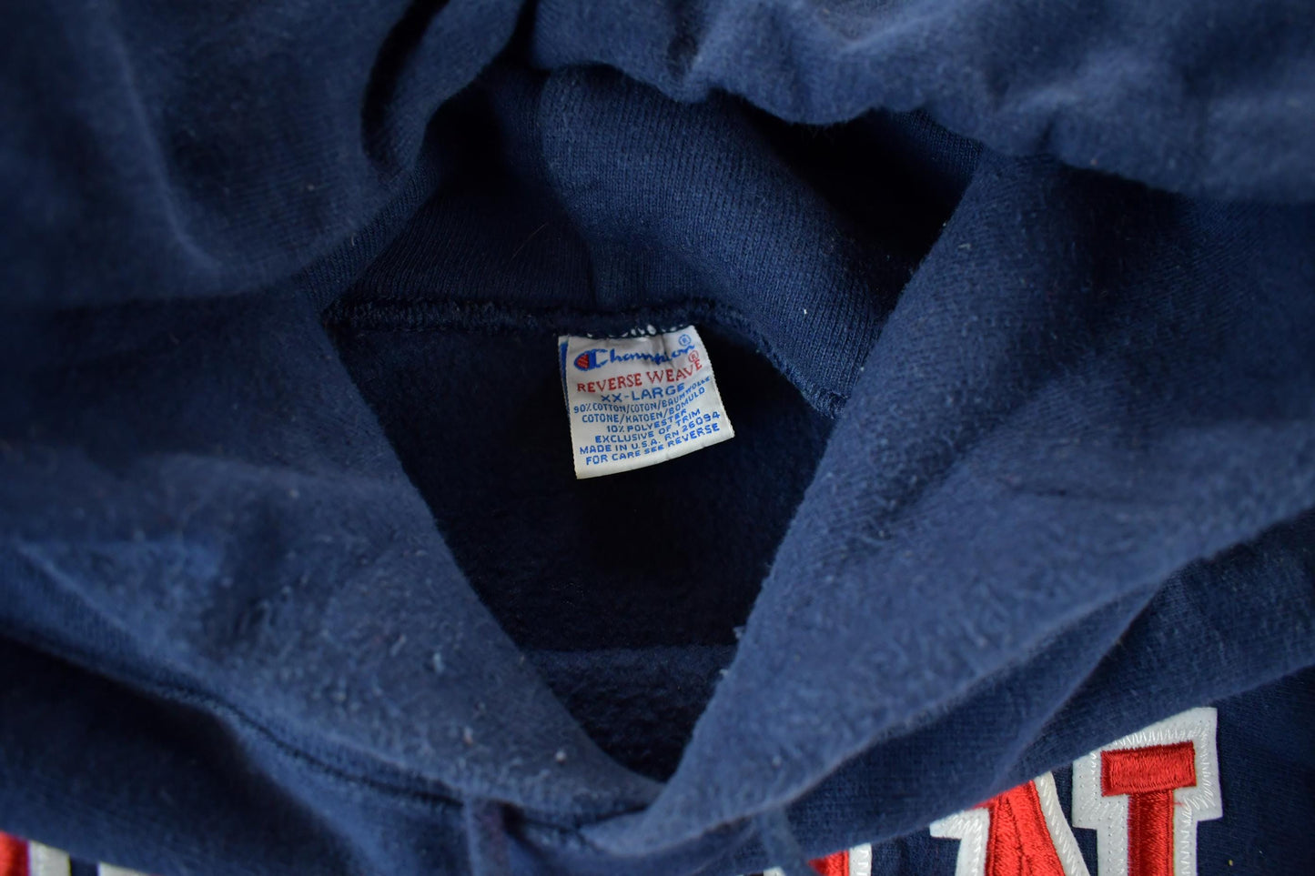 Vintage 1990s Penn State University Champion Reverse Weave Hoodie Sweatshirt Men's 2XL from propervintagecanada