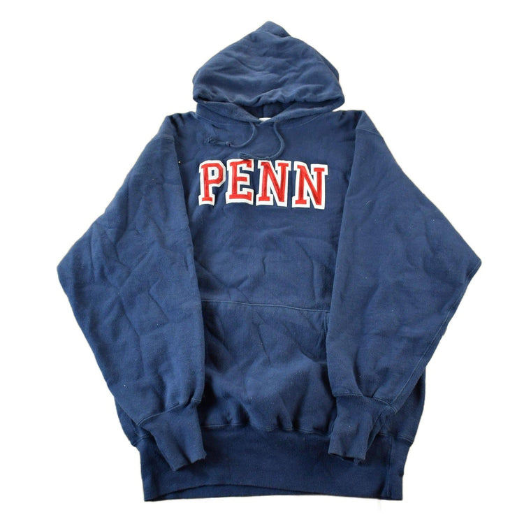 Vintage 1990s Penn State University Champion Reverse Weave Hoodie Sweatshirt Men's 2XL from propervintagecanada