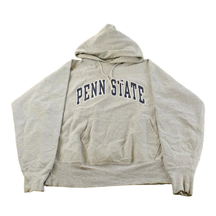 Vintage 1990s Penn State University Champion Reverse Weave Hoodie Sweatshirt Men's XL from propervintagecanada