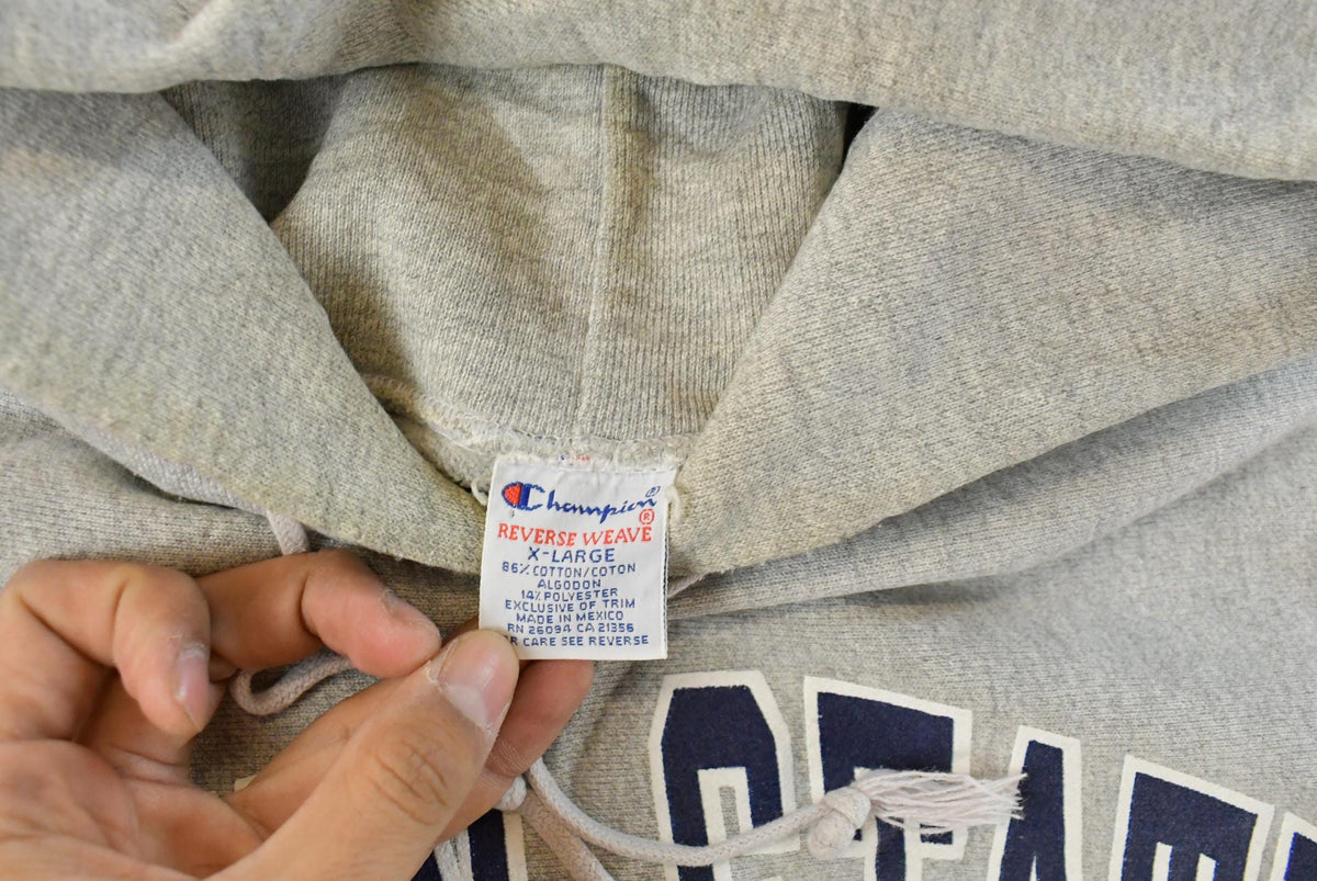 Vintage 1990s Penn State University Champion Reverse Weave Hoodie Sweatshirt Men's XL from propervintagecanada