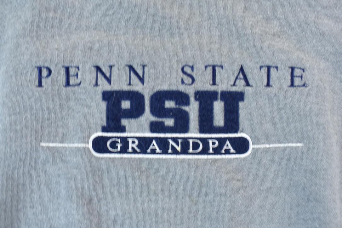 Vintage 1990s Penn State University Grandpa Collegiate Crew Neck Men's 2XL from propervintagecanada