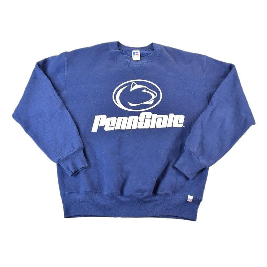Vintage 1990s Penn State University Russell Crewneck Made In USA Men's Large from propervintagecanada