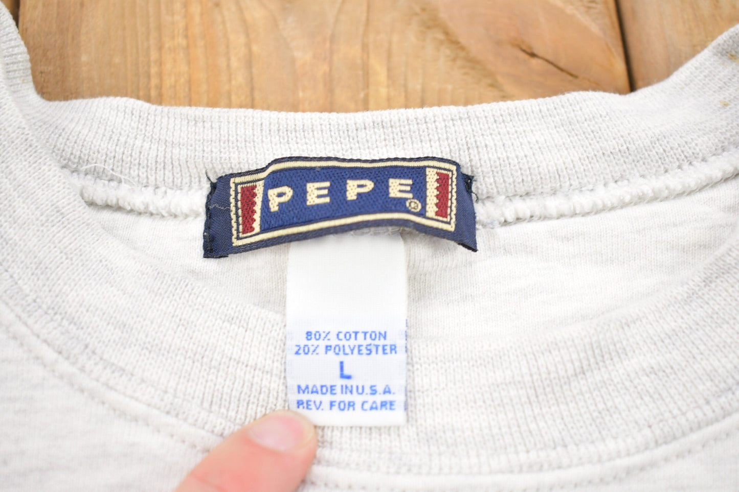 Vintage 1990s Pepe Jeanswear Crewneck Sweatshirt Men's Small from propervintagecanada