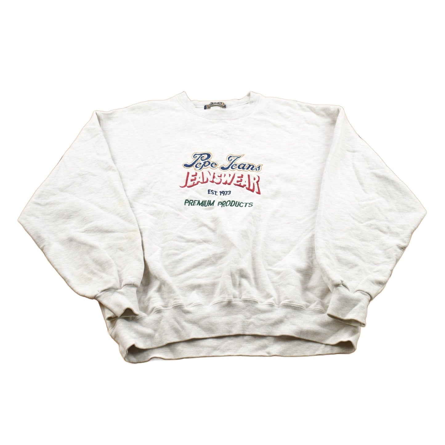 Vintage 1990s Pepe Jeanswear Crewneck Sweatshirt Men's Small from propervintagecanada