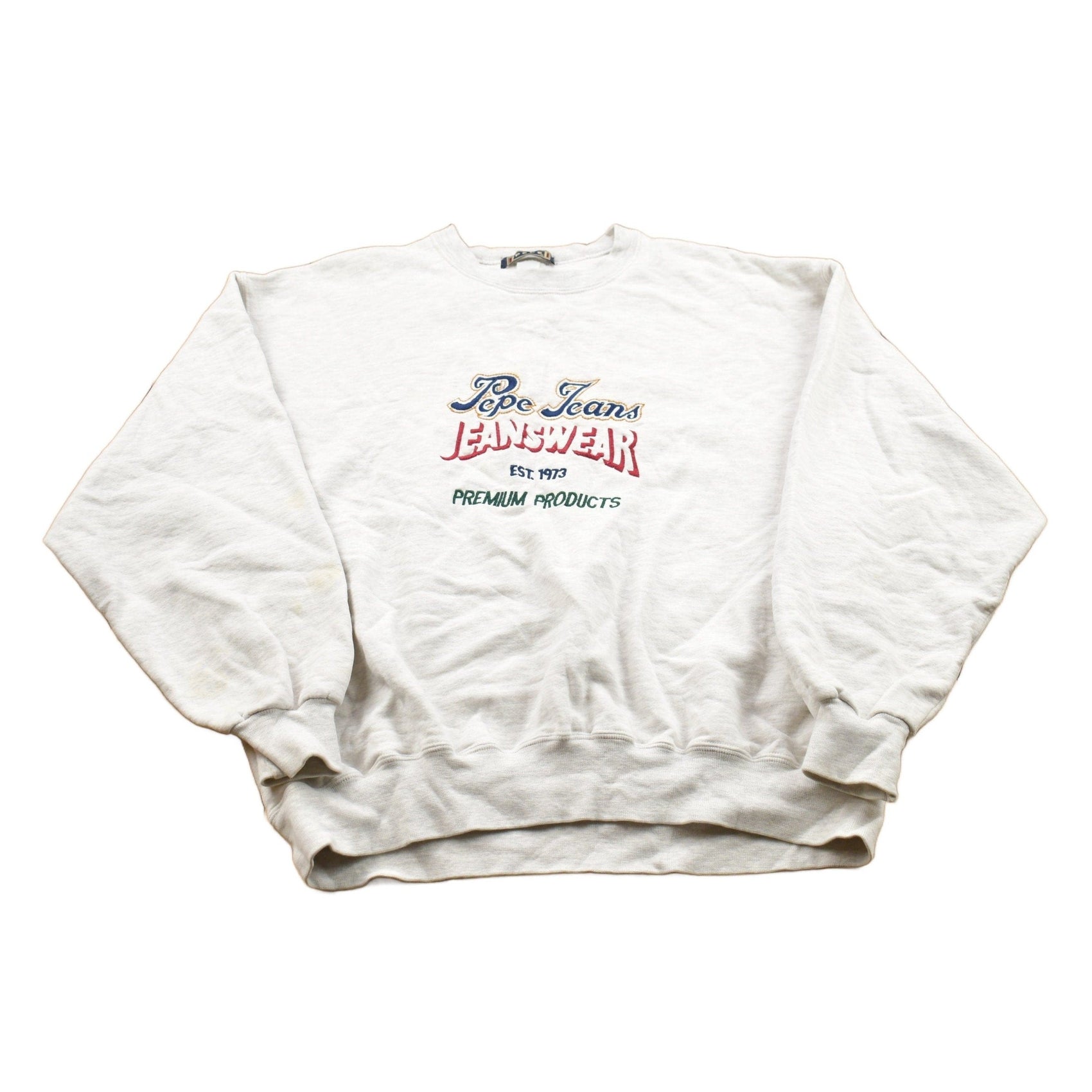 Vintage 1990s Pepe Jeanswear Crewneck Sweatshirt Men's Small from propervintagecanada