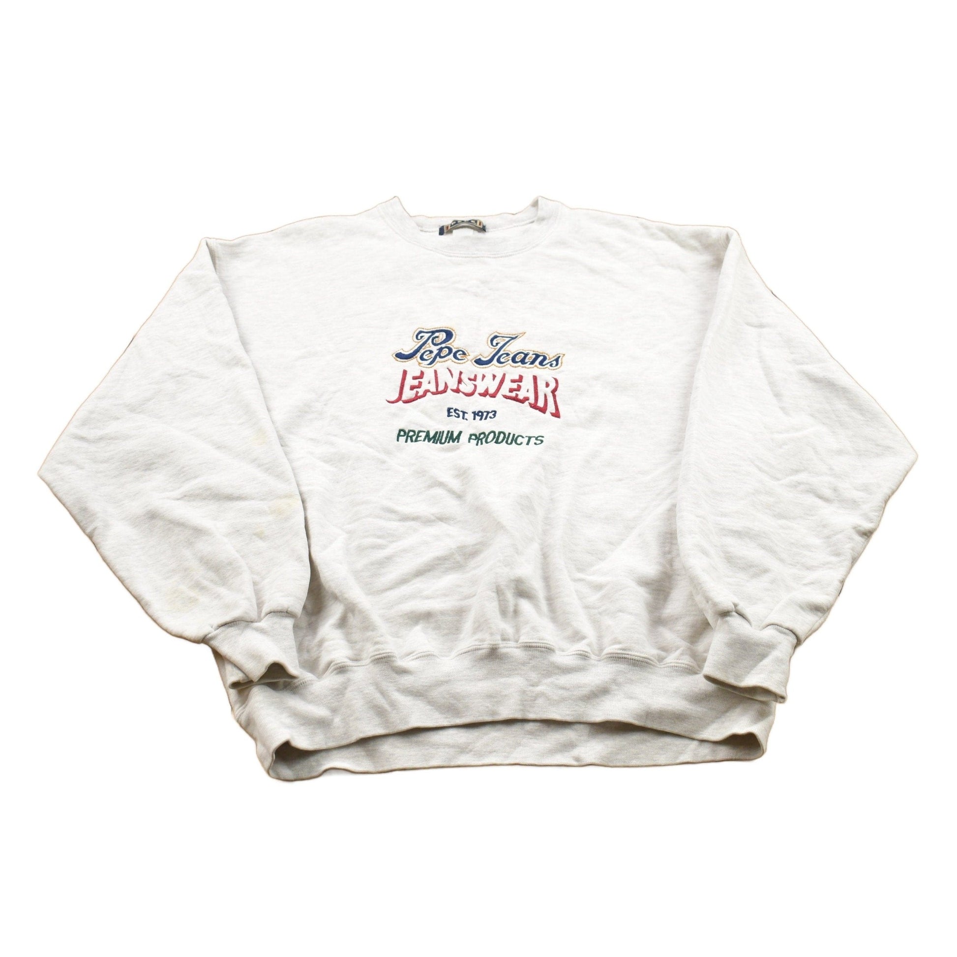 Vintage 1990s Pepe Jeanswear Crewneck Sweatshirt Men's Small from propervintagecanada