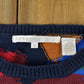 Vintage 1990s Perry Ellis Abstract Knit Crewneck Sweater Men's Small from propervintagecanada