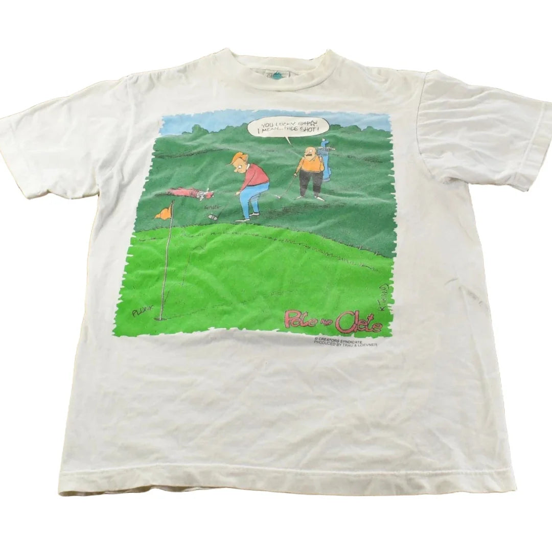 Vintage 1990s Pete And Clete Golf Comic T-Shirt Men's XL Men's Large from propervintagecanada