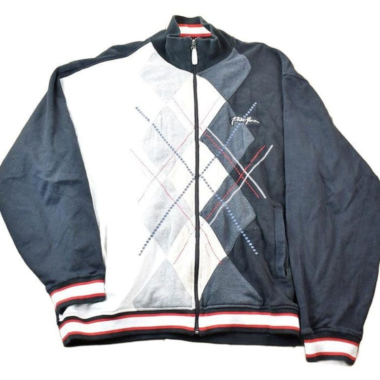 Vintage 1990s Phat Farm Full Zip Heavy Cotton Crewneck Sweatshirt Men's 2XL from propervintagecanada