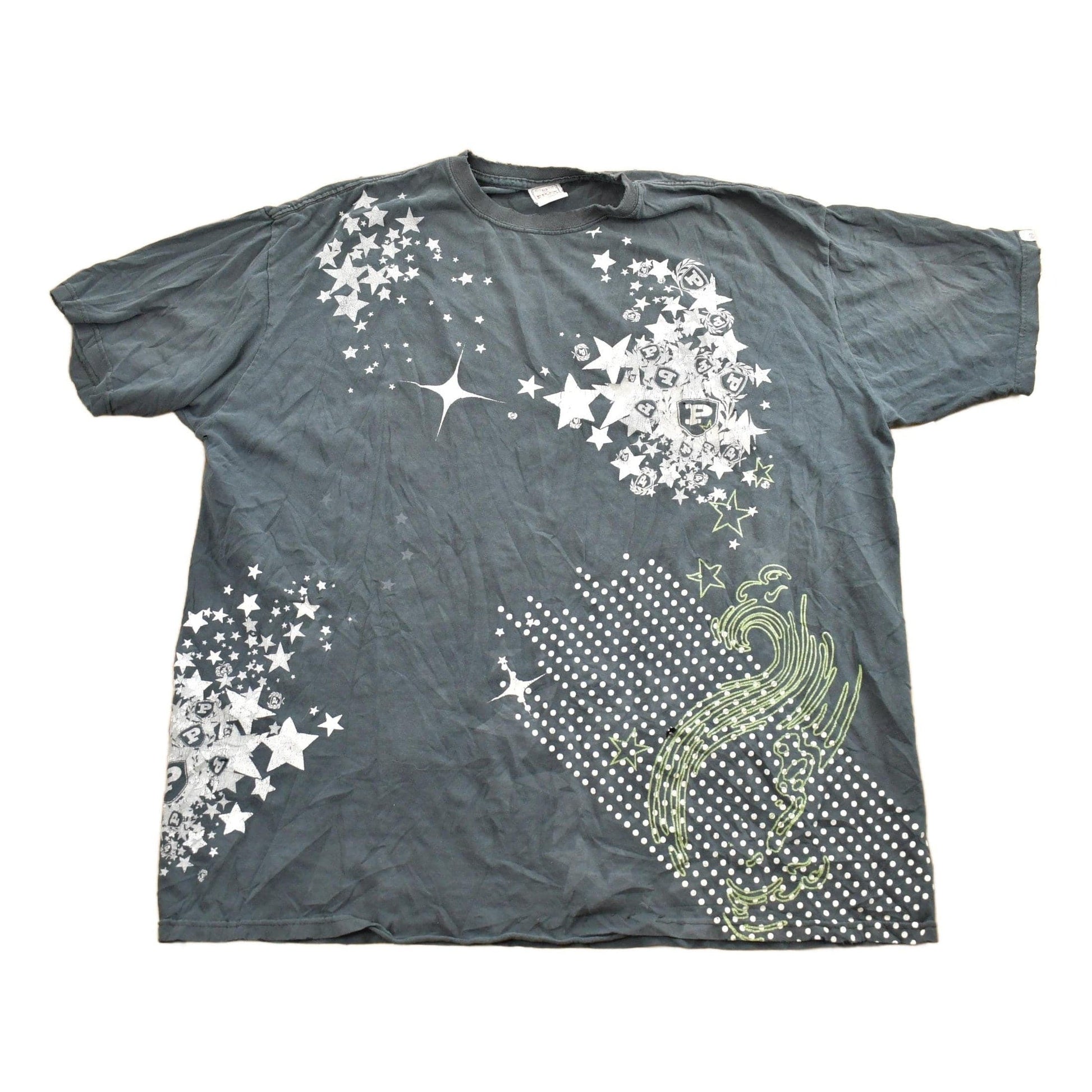 Vintage 1990s Phat Farm Graphic Multi Logo T-Shirt Men's 3XL from propervintagecanada