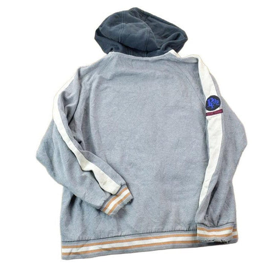 Vintage 1990s Phat Farm Heavy Cotton Full Zip Embroidered Patchwork Hoodie Men's Large from propervintagecanada