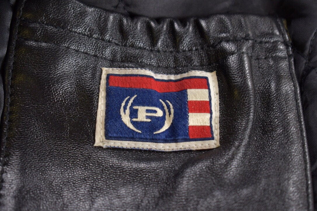 Vintage 1990s Phat Farm Leather Jacket Men's 5XL from propervintagecanada