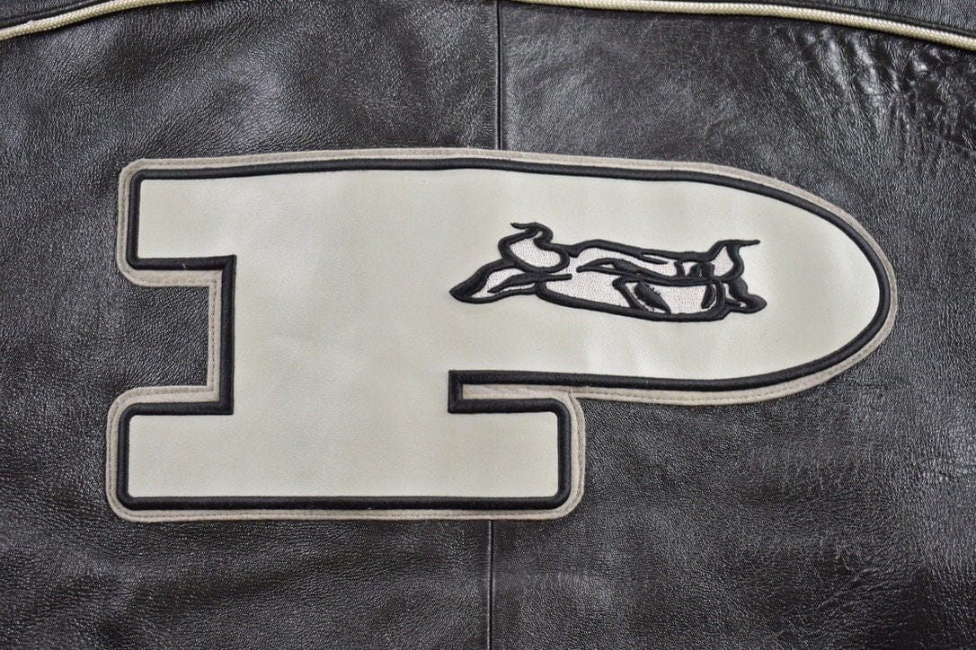 Vintage 1990s Phat Farm Leather Jacket Men's 5XL from propervintagecanada