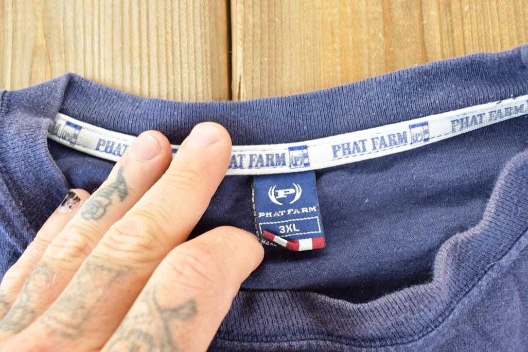 Vintage 1990s Phat Farm T-Shirt Men's 3XL from propervintagecanada