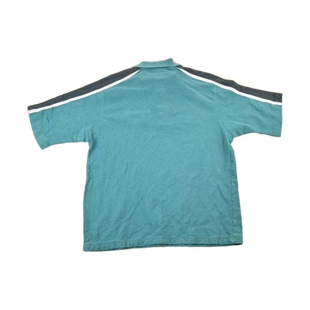 Vintage 1990s Philadelphia Eagles NFL Graphic Polo Style T-Shirt Made In USA Men's Medium from propervintagecanada