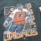 Vintage 1990s Philadelphia Flyers Eric Lindros NHL Pro Player T-shirt Mens L from propervintagecanada