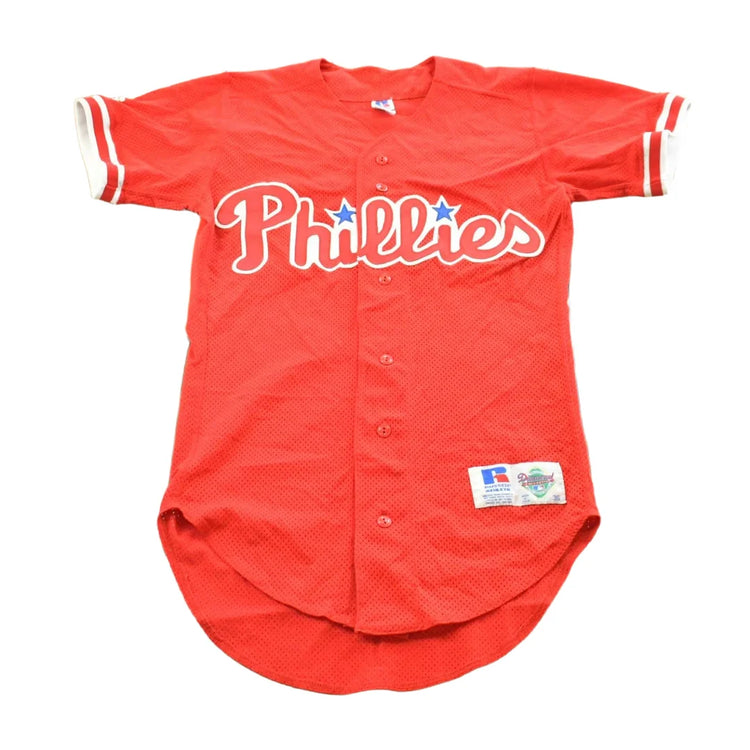 Vintage 1990s Philadelphia Phillies Russell Athletic Diamond Collection MLB Jersey Mens S from propervintagecanada