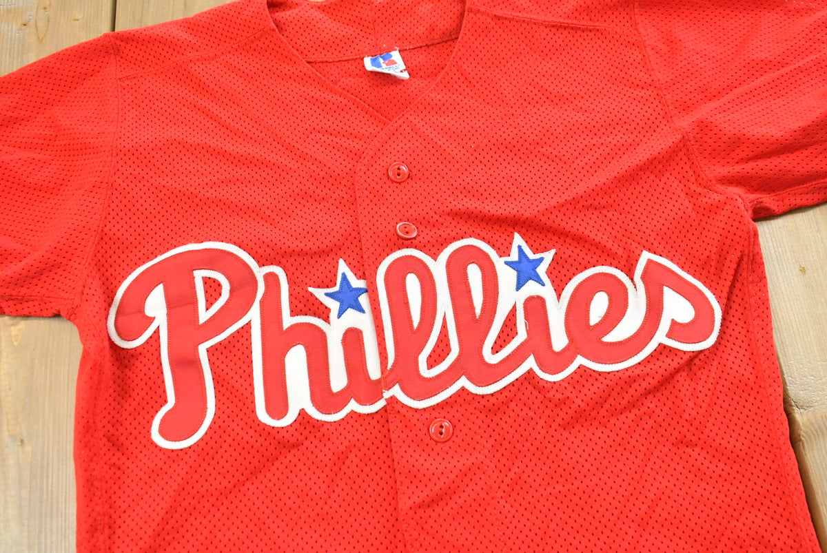 Vintage 1990s Philadelphia Phillies Russell Athletic Diamond Collection MLB Jersey Mens S from propervintagecanada