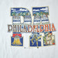 Vintage 1990s Philadelphia Souvenir Single Stitch Graphic Print T-Shirt Made In USA Men's Medium from propervintagecanada