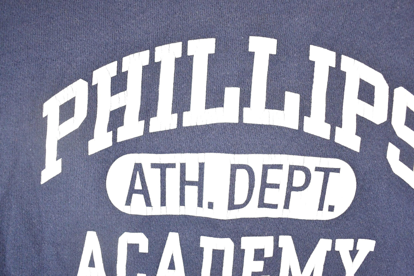 Vintage 1990s Phillips Academy Ath Dept Souvenir Crewneck Sweatshirt Men's XL / 90's Tourist Vacation Graphic Sweater from propervintagecanada