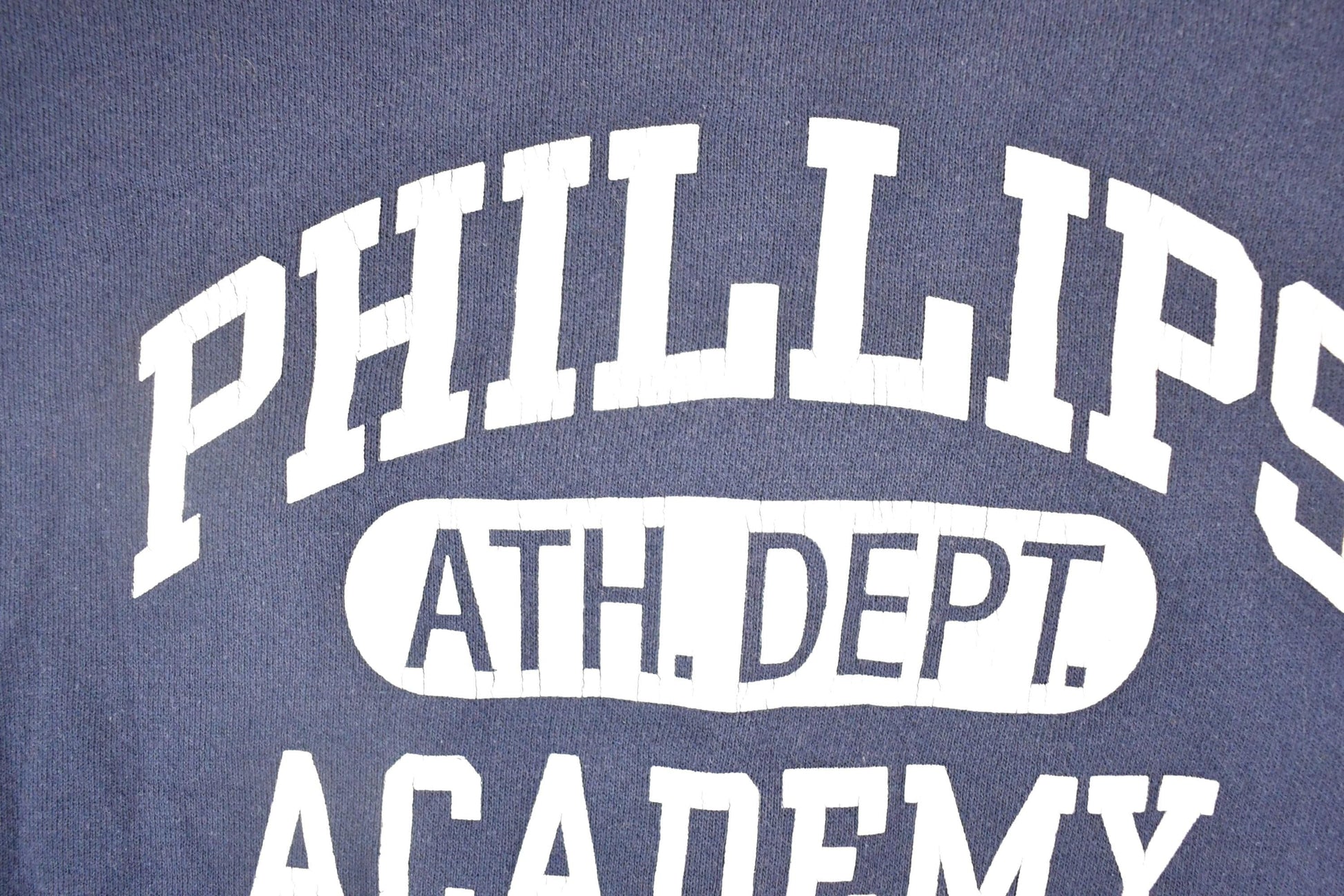 Vintage 1990s Phillips Academy Ath Dept Souvenir Crewneck Sweatshirt Men's XL / 90's Tourist Vacation Graphic Sweater from propervintagecanada
