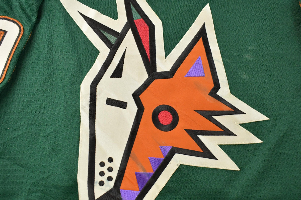 Vintage 1990s Phoenix Coyotes Dan Focht Peyote Alternate NHL Hockey Jersey Men's 58 Men's 2XL from propervintagecanada