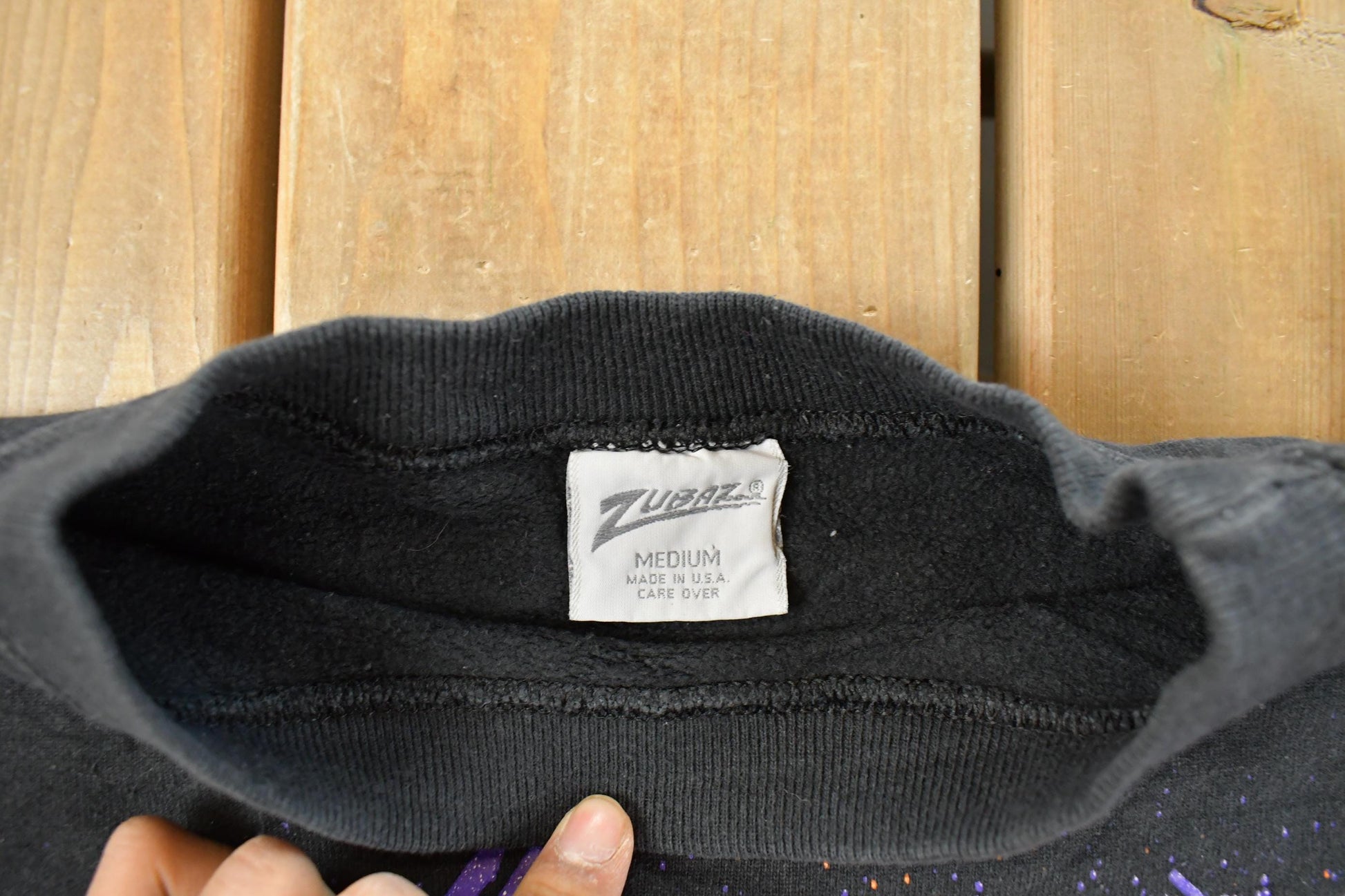 Vintage 1990s Phoenix Suns Zubaz NBA Crewneck Sweatshirt Men's Large from propervintagecanada