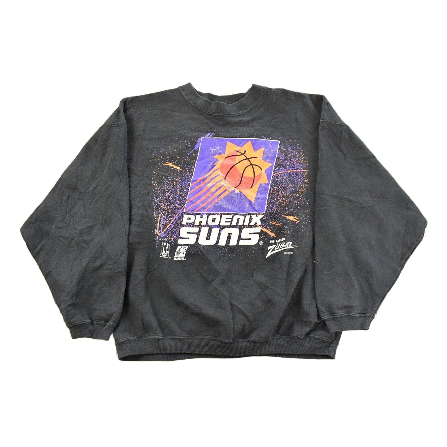 Vintage 1990s Phoenix Suns Zubaz NBA Crewneck Sweatshirt Men's Large from propervintagecanada