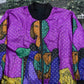 Vintage 1990s Picasso Style All Over Print Full Zip Windbreaker Men's XL from propervintagecanada
