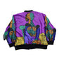 Vintage 1990s Picasso Style All Over Print Full Zip Windbreaker Men's XL from propervintagecanada