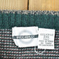 Vintage 1990s Piccadilly Knit Abstract Pattern Crewneck Sweater Men's 3XL from propervintagecanada