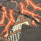 Vintage 1990s Pierce Harley Davidson De Kalb Illinois Lightning Graphic T-Shirt Men's Large from propervintagecanada