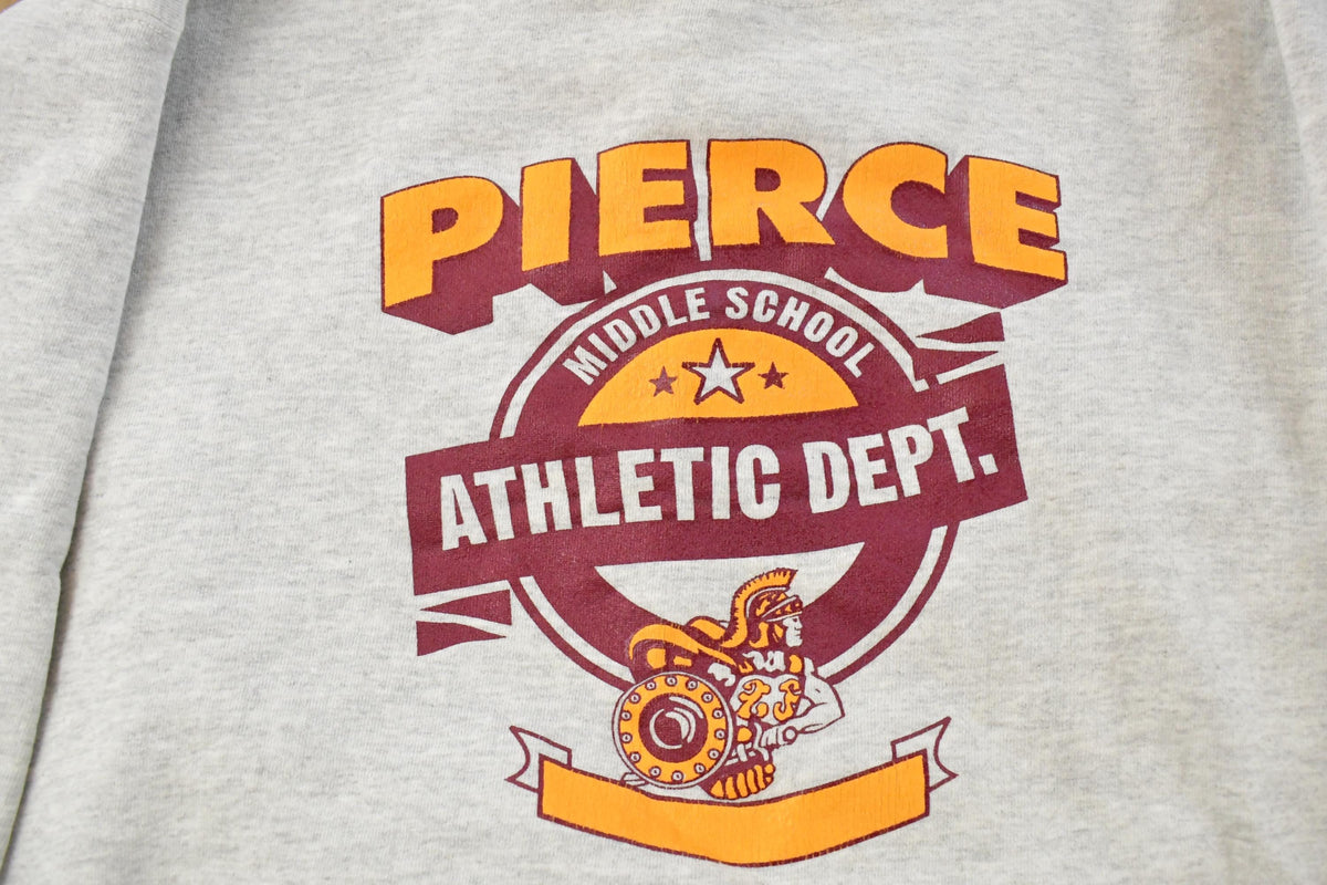 Vintage 1990s Pierce Middle School Athletic Crewneck Sweatshirt Mens M from propervintagecanada