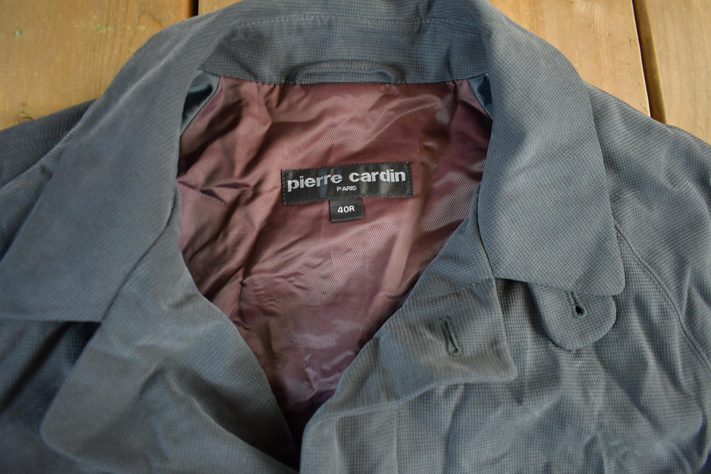 Vintage 1990s Pierre Cardin Trench Coat Men's Large from propervintagecanada