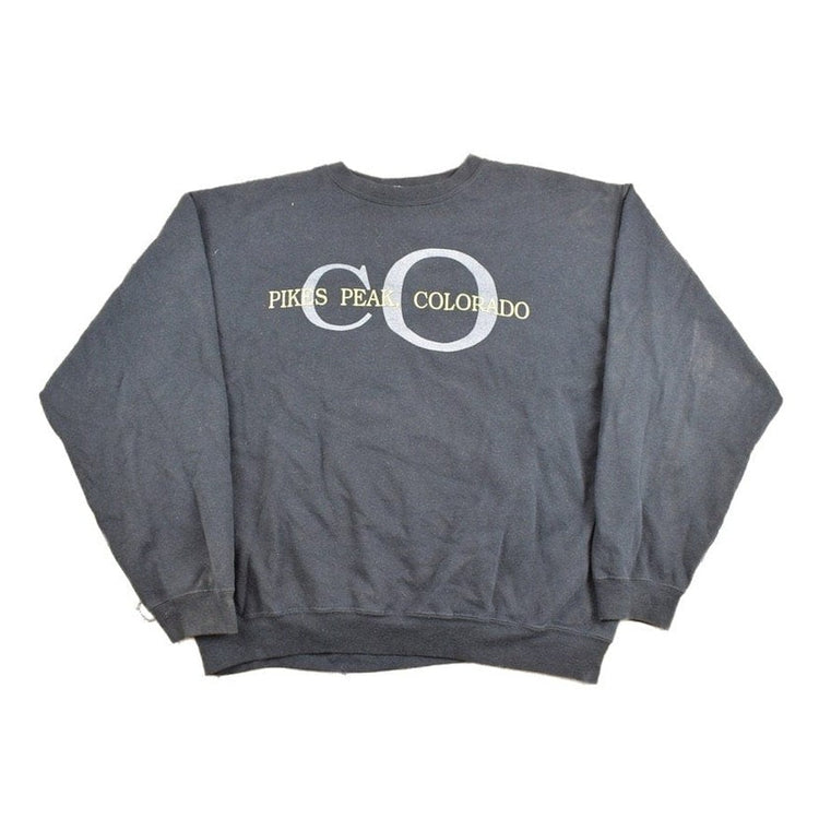 Vintage 1990s Pikes Peak Colorado Crewneck Sweatshirt Men's Large from propervintagecanada