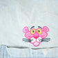 Vintage 1990s Pink Panther Denim Button Up Shirt Mens L from propervintagecanada