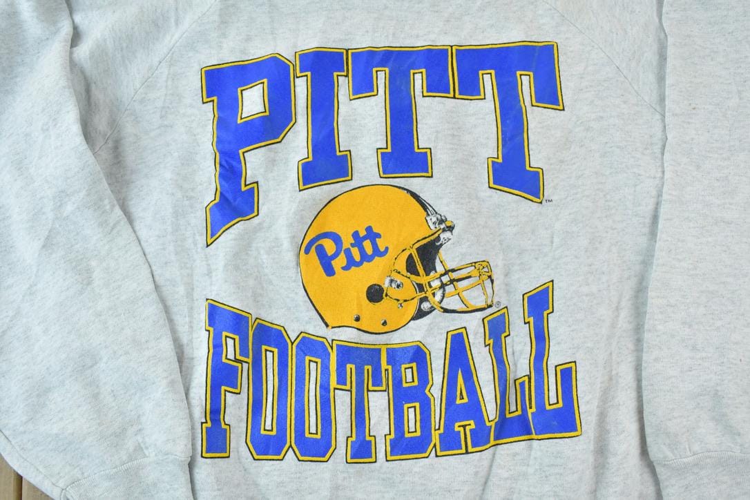 Vintage 1990s Pitt Football Sweatshirt Men's XL from propervintagecanada