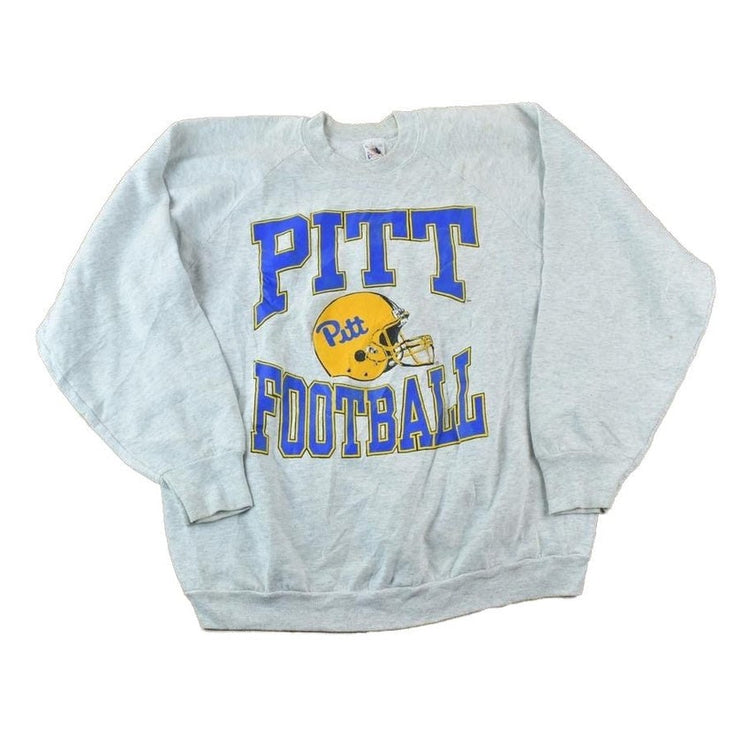 Vintage 1990s Pitt Football Sweatshirt Men's XL from propervintagecanada