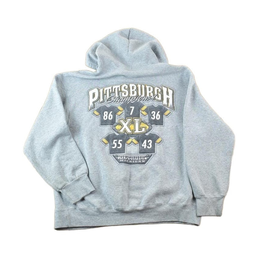 Vintage 1990s Pittsburgh NFL Hoodie Sweatshirt / Made In USA / Football / Sportswear / Americana from propervintagecanada