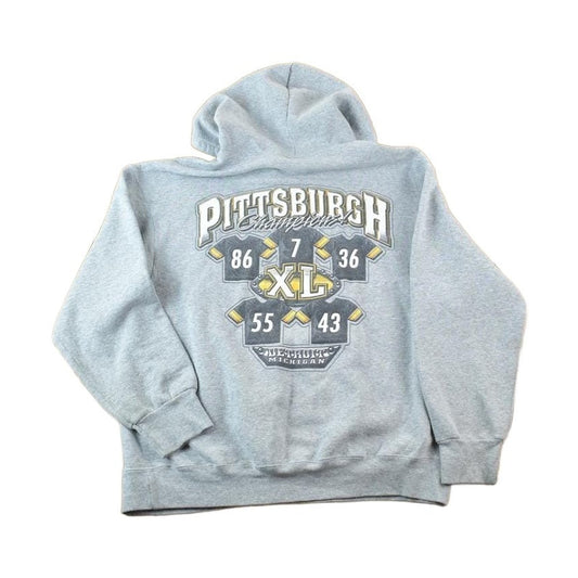 Vintage 1990s Pittsburgh NFL Hoodie Sweatshirt / Made In USA / Football / Sportswear / Americana from propervintagecanada