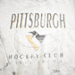Vintage 1990s Pittsburgh Penguins Hockey Club NHL Distressed Crewneck Sweatshirt Men's Large from propervintagecanada