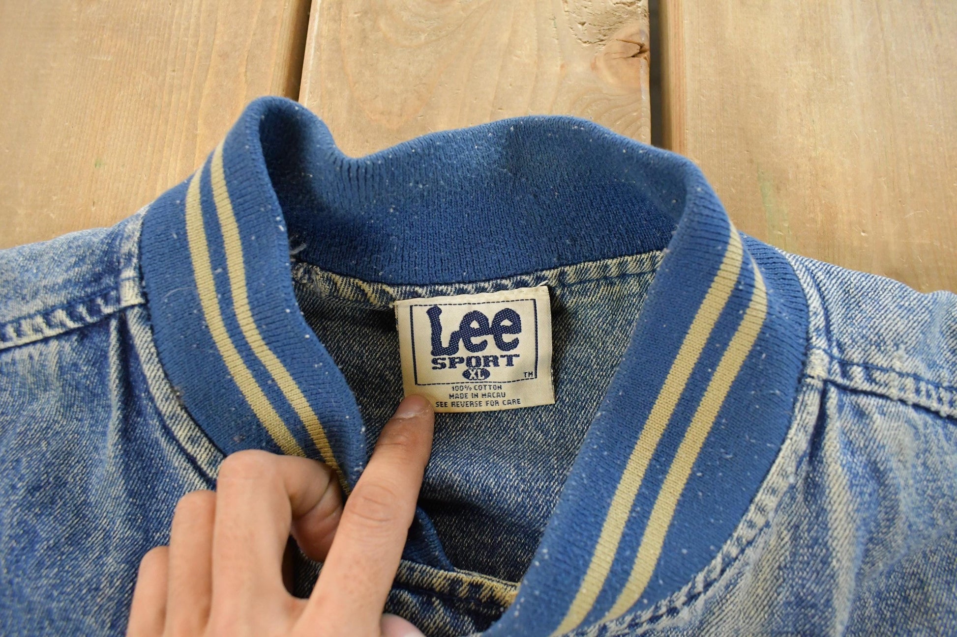 Vintage 1990s Pittsburgh Steelers Denim Varsity Jacket Men's XL / 90s NFL Football Jacket / Lee Sport from propervintagecanada