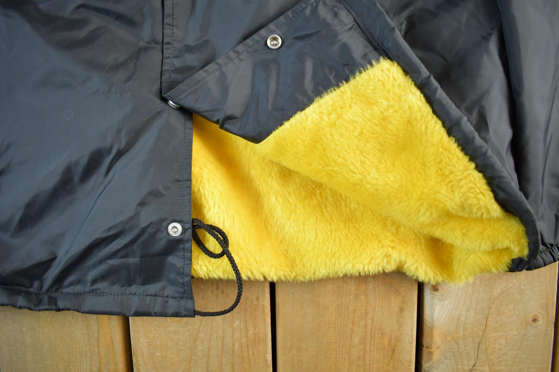 Vintage 1990s Pittsburgh Steelers Fleece Lined NFL Coaches Jacket Men's Large from propervintagecanada