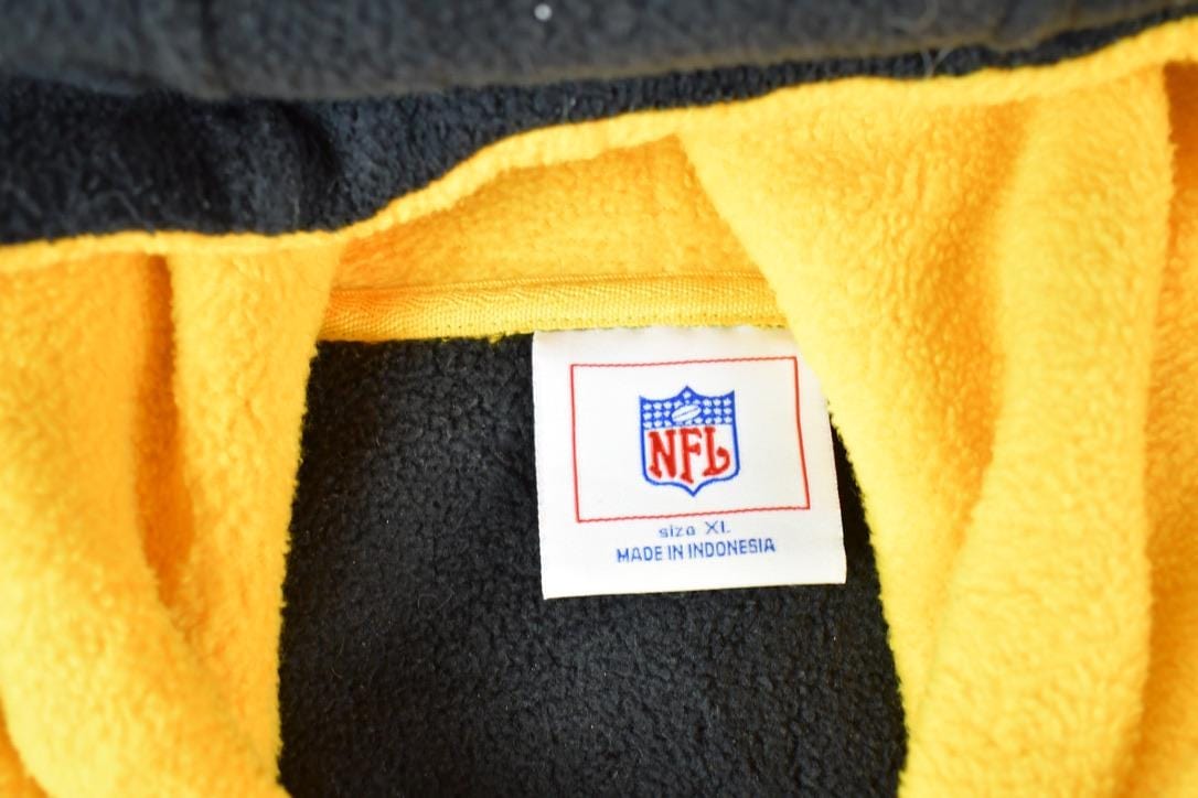 Vintage 1990s Pittsburgh Steelers Fleece NFL Hoodie Sweatshirt Men's XL from propervintagecanada
