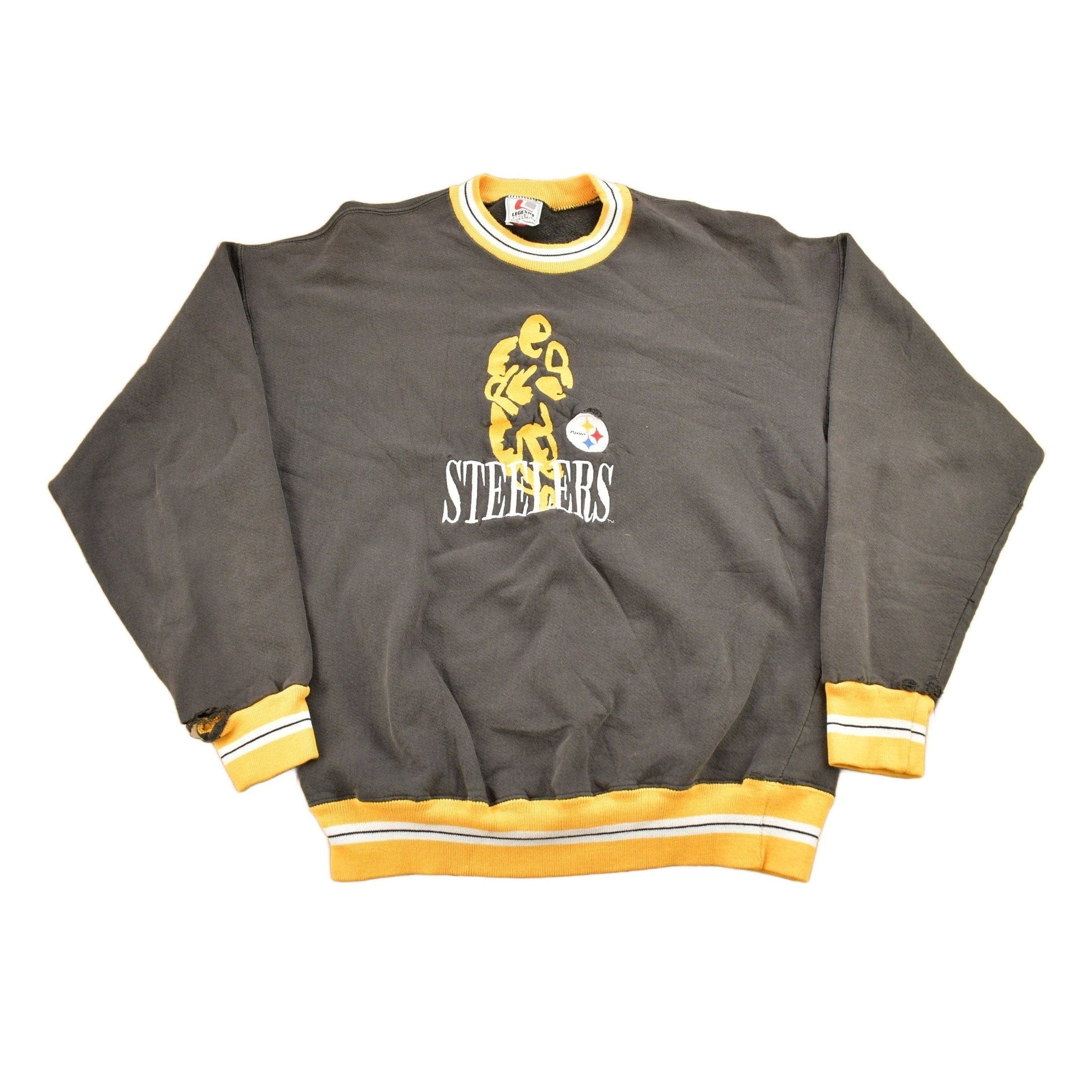 Vintage 1990s Pittsburgh Steelers NFL Crewneck Sweatshirt Men's Large from propervintagecanada