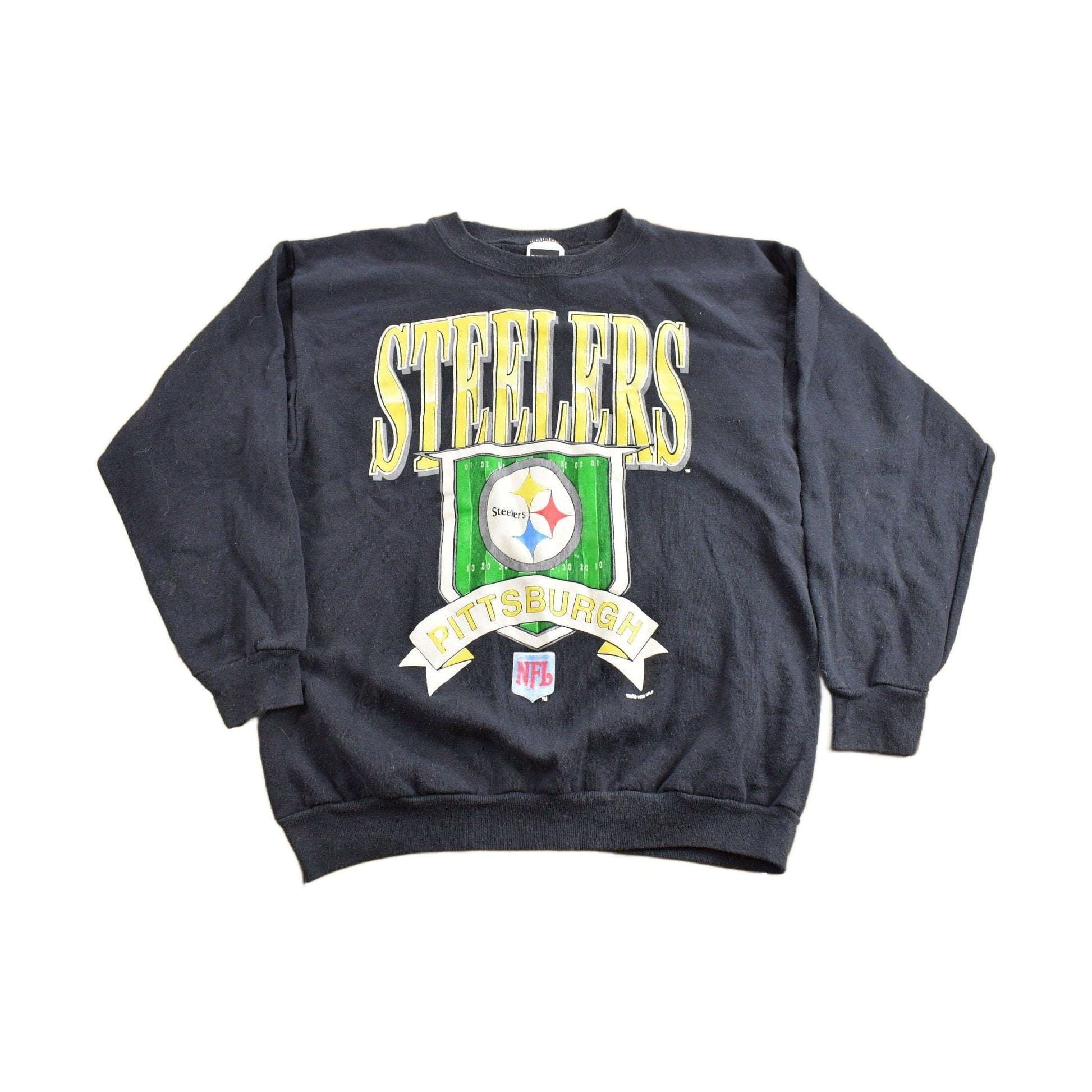 Vintage 1990s Pittsburgh Steelers NFL Crewneck Sweatshirt Men's Large from propervintagecanada