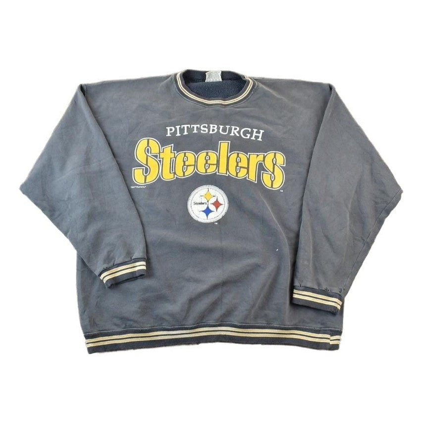Vintage 1990s Pittsburgh Steelers NFL Crewneck Sweatshirt Men's XL from propervintagecanada